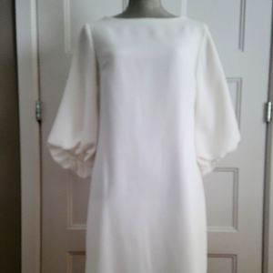 Midi white dress by Banana Republic. Size 4